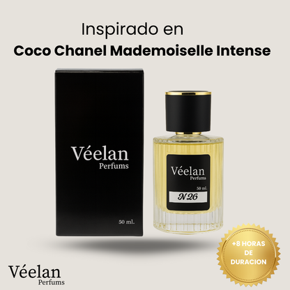 Véelan N 26 (Inspirado en el Coco Chanel Mademoiselle Intense)