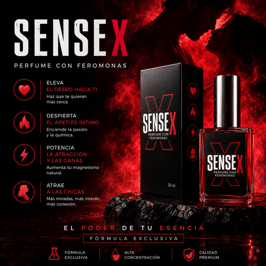 SenseX ® - Perfume Con Feromonas Para Hombre