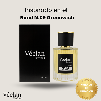 Véelan N 20 (Inspirado en el Bond N.09 Greenwich)